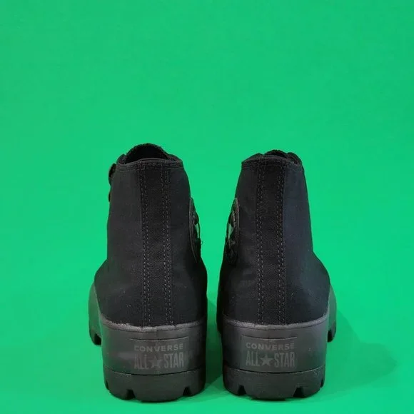 Converse CTAS Hi Lugged Winter Triple Black Women's Sneakers 569891C NWT - Picture 5 of 6